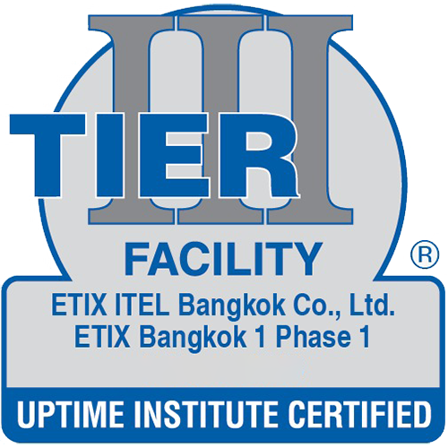 Logo de la certification ETIX Bangkok #1 TIER III Facility