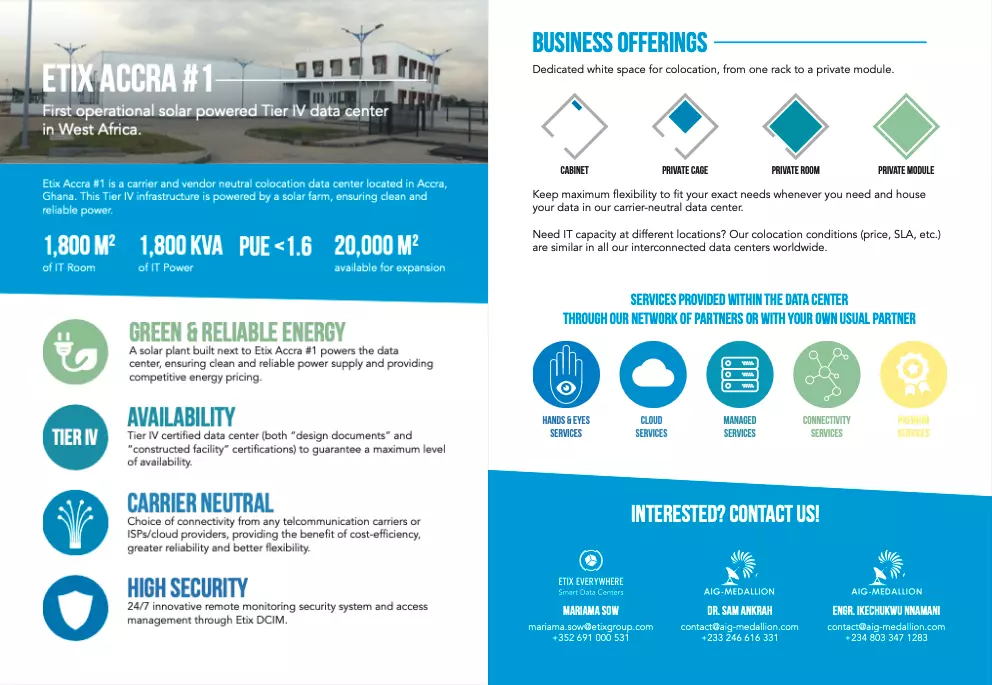 Etix brochure example