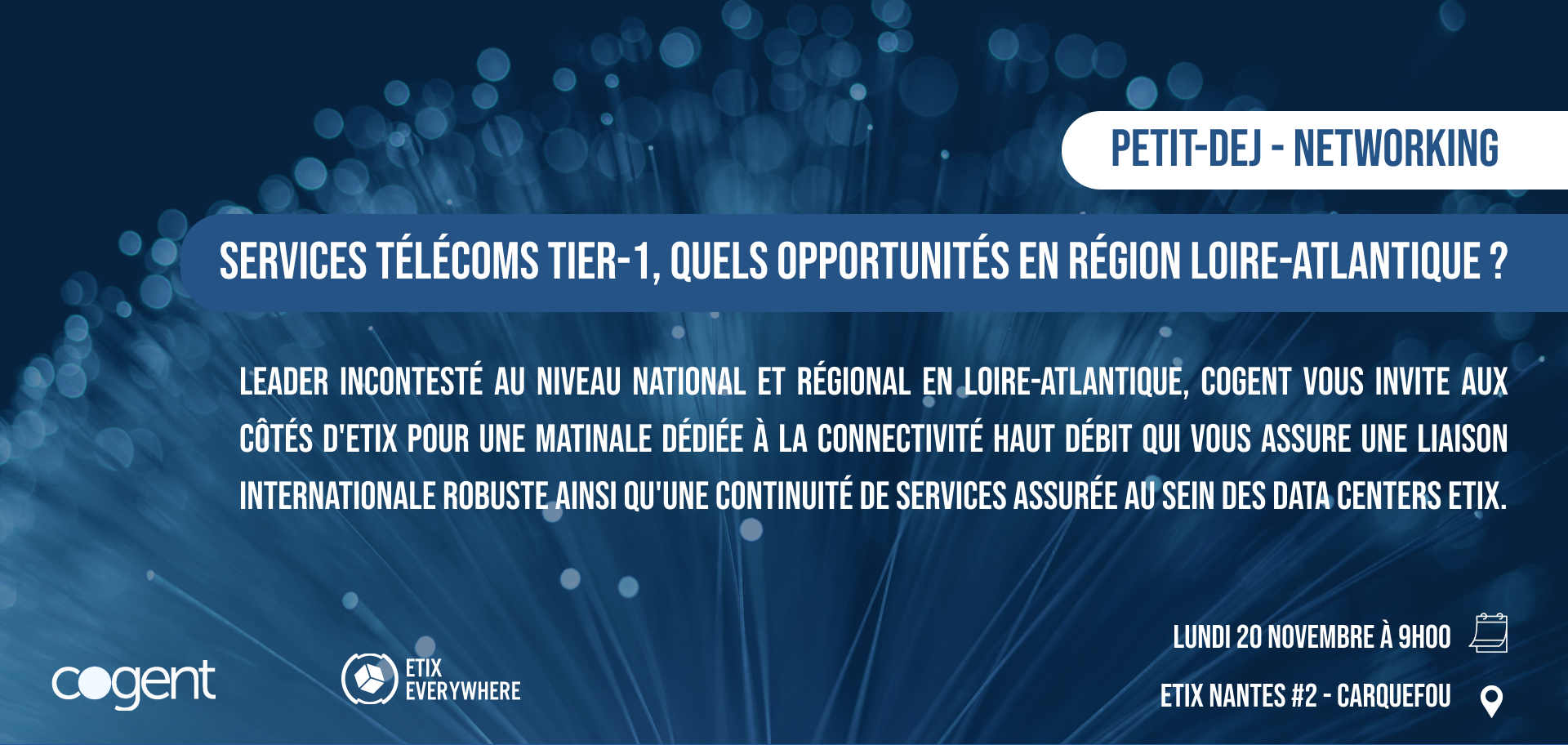 Matinale cogent à Nantes sur la connectivité TIER-1