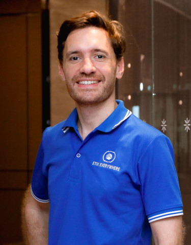 Photo of Pierre Patris, CEO Asia of ETIX Everywhere, of the data centers in Thailand