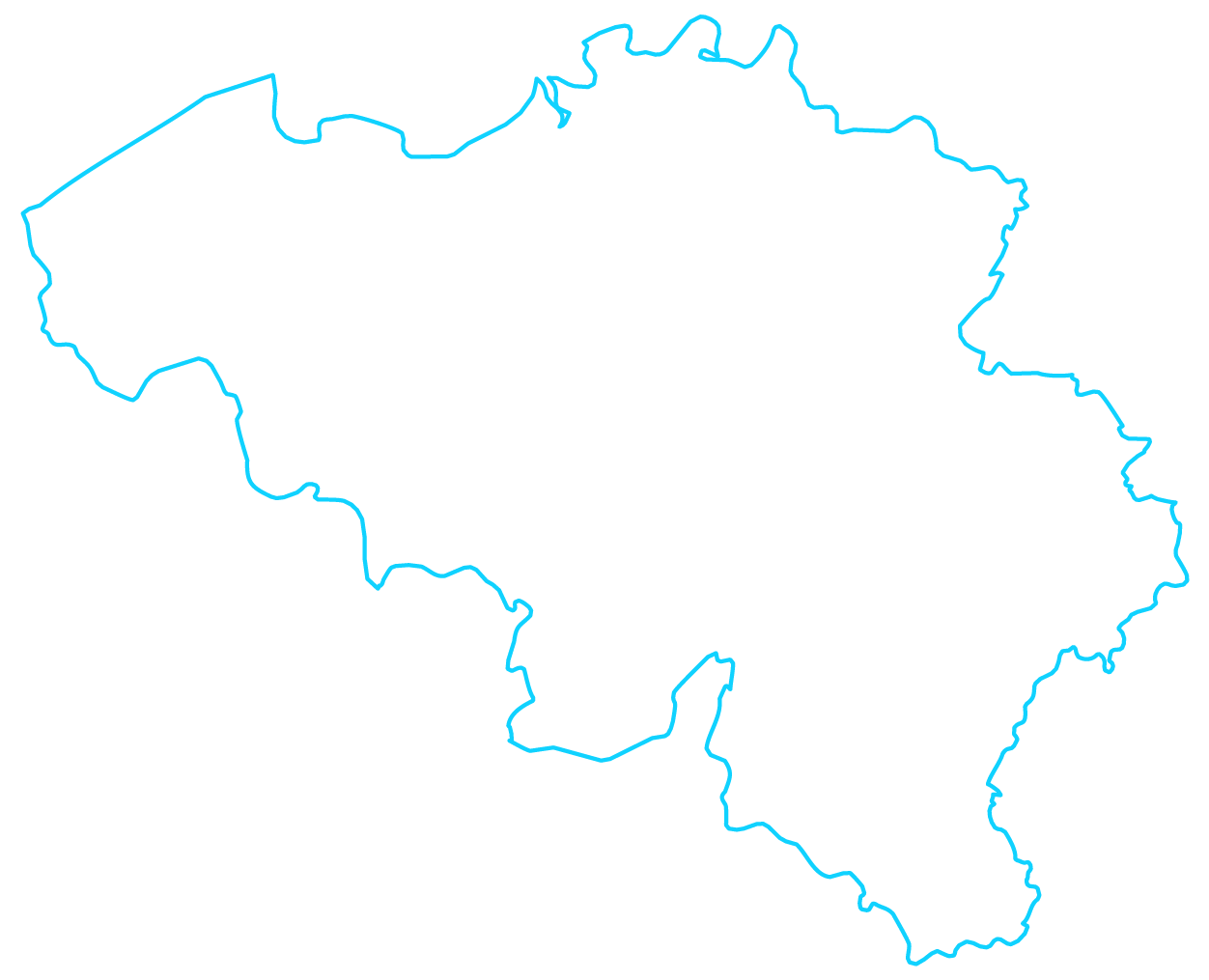 Belgium map